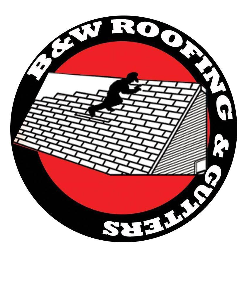 B&W Roofing and Gutters Logo