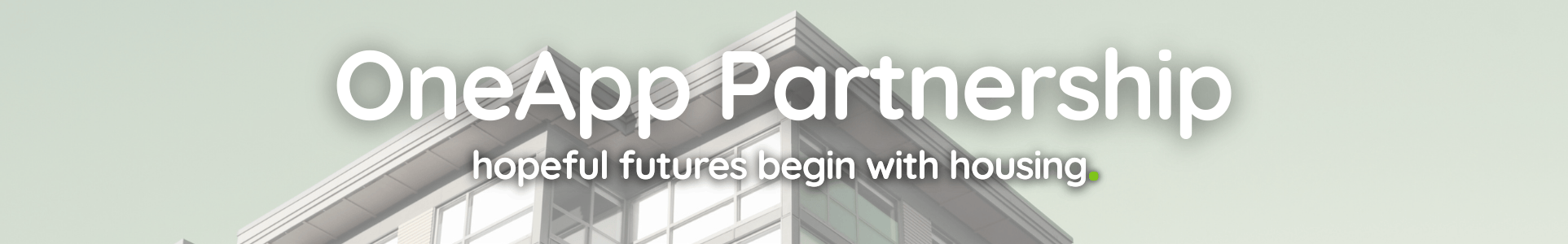 OneApp Partnership banner