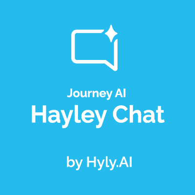 Hayley Chat by Journey AI Logo