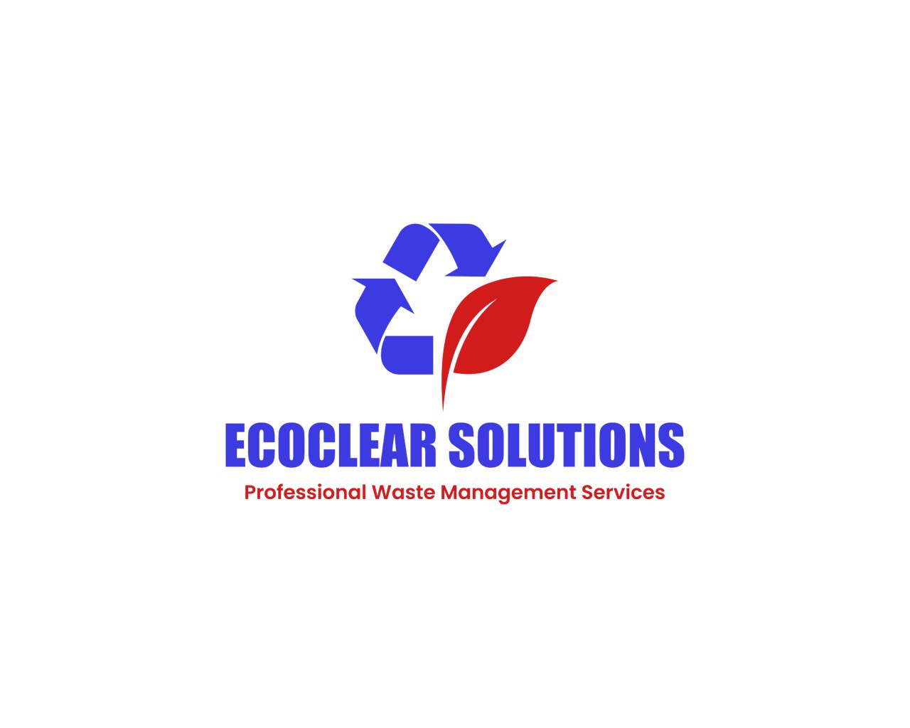 EcoClear Solutions Valet Trash Service Logo